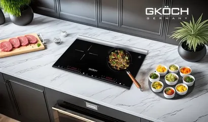 Bếp Từ Đôi GKÖCH Luxury Thông Minh - Mặt Kính Ceramic, An Toàn, Thiết Kế Sang Trọng Cho Gian Bếp Hiện Đại
