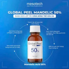 Set Peel Căng Bóng Trẻ Hoá Da Mesotech 50% - Tẩy Da Chết Mandelic Acid Cho Làn Da Đẹp Mịn Màng, Tăng Độ Đàn Hồi