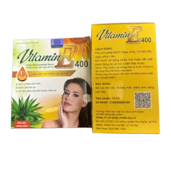 Viên Uống Vitamin E 400 IU Đại Uy - Ngăn Ngừa Lão Hóa, Giảm Nếp Nhăn, Làm Đẹp Da - Hộp 100 Viên Nang Mềm