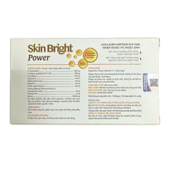 Viên Uống Skin Bright Power Hỗ Trợ Làm Đẹp Da, Trắng Da, Giảm Sạm Nám, Ngừa Lão Hóa - Hộp 30 Viên