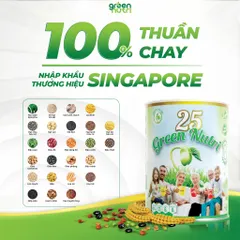 Sữa Hạt Ngũ Cốc 25 Green Nutri 750g - Thức Uống Thuần Chay Tốt Cho Sức Khỏe, Ít Đường Và Màu Nhân Tạo, Nhập Khẩu Singapore