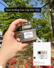 Kem Dưỡng Trắng Da Dior Prestige La Crème 5ml - Phục Hồi Tế Bào Gốc, Chống Lão Hóa, Dưỡng Ẩm Tối Ưu, Da Mịn Màng Rạng Rỡ