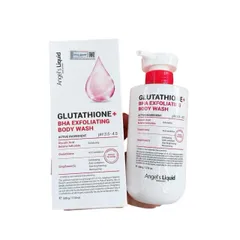 Sữa Tắm Trắng Da Giảm Mụn Mờ Thâm Angel's Liquid Glutathione BHA 500g - Sản Phẩm Chăm Sóc Da Hiệu Quả, Giúp Làm Sáng Da và Ngăn Ngừa Mụn