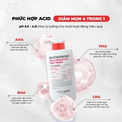 Sữa Tắm Trắng Da Giảm Mụn Mờ Thâm Angel's Liquid Glutathione BHA 500g - Sản Phẩm Chăm Sóc Da Hiệu Quả, Giúp Làm Sáng Da và Ngăn Ngừa Mụn