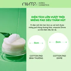 Combo Tinh Chất Dưỡng Da Divme - 70 Miếng Pad Ampoule 170ml Cấp Ẩm, Phục Hồi Da Khô Mịn Màng, Thiết Kế Tiện Lợi