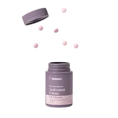 Viên Uống Bổ Sung Acid Folic & Vitamin B Cho Mẹ Bầu - PERDAYS Activated Folate - Lọ 60 Viên