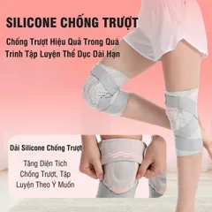 Bó Gối Thể Thao PÊ ĐAN - Băng Bảo Vệ Đầu Gối Vải Dệt Kim Có Lò Xo Thép Hỗ Trợ Chống Chấn Thương, Thoáng Khí, Tiện Dụng