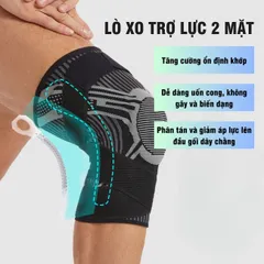 Bó Gối Thể Thao PÊ ĐAN - Băng Bảo Vệ Đầu Gối Vải Dệt Kim Có Lò Xo Thép Hỗ Trợ Chống Chấn Thương, Thoáng Khí, Tiện Dụng