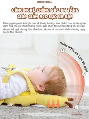 Gối Bảo Vệ Đầu Cổ Cột Sống Cho Bé Tập Đi OFFICE CHILL - Giảm Va Đập, Thiết Kế Dễ Thương, An Toàn Cho Trẻ Nhỏ