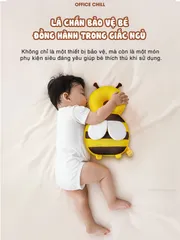 Gối Bảo Vệ Đầu Cổ Cột Sống Cho Bé Tập Đi OFFICE CHILL - Giảm Va Đập, Thiết Kế Dễ Thương, An Toàn Cho Trẻ Nhỏ