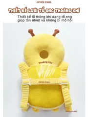 Gối Bảo Vệ Đầu Cổ Cột Sống Cho Bé Tập Đi OFFICE CHILL - Giảm Va Đập, Thiết Kế Dễ Thương, An Toàn Cho Trẻ Nhỏ