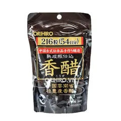 Viên uống giấm đen Orihiro Nhật Bản - Giảm cân tự nhiên, hỗ trợ tiêu hóa và cải thiện sức khỏe toàn diện