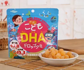 Kẹo Bổ Sung DHA Unimat Riken Nhật Bản - Hỗ Trợ Phát Triển Trí Não Cho Trẻ Em, Vitamin D Và Hương Vị Ngon Miệng, Dinh Dưỡng Thiếu Yếu