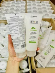 Sữa rửa mặt gel BABE 200ml - Chăm sóc da dầu mụn hiệu quả từ Tây Ban Nha, làm sạch sâu, kiểm soát dầu và ngăn ngừa mụn.