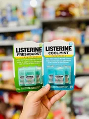 Miếng Ngậm Thơm Miệng Listerine 72 miếng, dụng cụ hỗ trợ sức khỏe