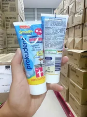 Kem đánh răng Prokudent nội địa Đức nuốt được cho bé 