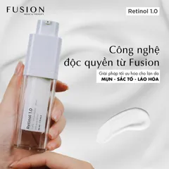 Kem Chống Nám Trẻ Hoá Da Fusion Retinol 1.0 - Serum 30ml Giúp Làm Mờ Đốm Nâu, Giảm Nếp Nhăn, Tái Tạo Da Sáng Mịn