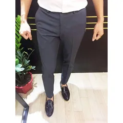 Quần Tây Nam Kiểu Hàn Quốc Dáng Ôm Xám Tiêu - Chất Vải Cotton Không Nhăn, Thời Trang Nam Công Sở, Tiệc, Du Lịch