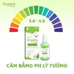 Dung Dịch Vệ Sinh Cho Bé Gái Tradimed Orgabie 100ml - Khử Mùi, Cân Bằng pH Tự Nhiên, Ngăn Ngừa Viêm Nhiễm Da Kín