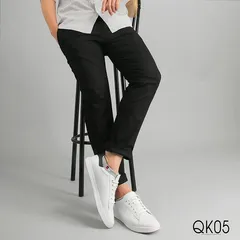 Quần Kaki Nam Đen Dáng Âu Slimfit Cao Cấp - Thời Trang Trẻ Trung, Năng Động - Dễ Phối Đồ Đi Học, Đi Chơi, Đi Làm