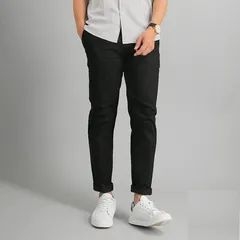 Quần Kaki Nam Đen Dáng Âu Slimfit Cao Cấp - Thời Trang Trẻ Trung, Năng Động - Dễ Phối Đồ Đi Học, Đi Chơi, Đi Làm