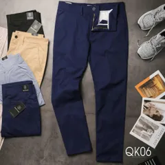 Quần Kaki Nam Xanh Than Slimfit Dáng Âu Thời Trang Cao Cấp, Năng Động Dễ Phối Đồ Cho Học Tập, Đi Chơi, Đi Làm