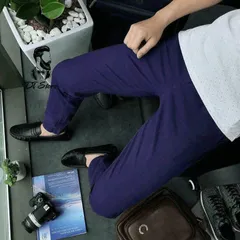 Quần Kaki Nam Xanh Than Slimfit Dáng Âu Thời Trang Cao Cấp, Năng Động Dễ Phối Đồ Cho Học Tập, Đi Chơi, Đi Làm