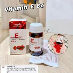 Vitamin E Đỏ Zentiva 400mg hộp 30 viên chính hãng của Nga 222462