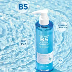 Gel rửa mặt tạo bọt PrettySkin Multi Hydra B5 - Giúp làm sạch da nhạy cảm, bổ sung độ ẩm, giảm mụn hiệu quả - 300ml