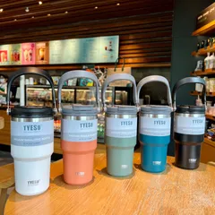 Ly Giữ Nhiệt Cao Cấp Tyeso V2 600ml, Giữ Nhiệt Tốt, Thiết Kế Sang Trọng, An Toàn Cho Sức Khỏe, Tiện Dụng Mọi Lúc, Mọi Nơi