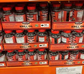 Viên uống Nhuyễn Thể Kirkland Signature Krill Oil 500mg, Hộp 180 viên