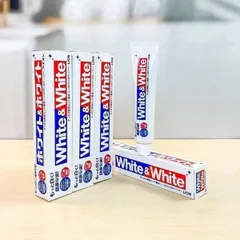 Kem Đánh Răng White & White Lion 150gr - Bảo Vệ Răng Miệng, Chăm Sóc Sức Khỏe Răng Miệng Cho Cả Gia Đình, Hương Bạc Hà Thơm Mát