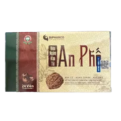 Viên Ngậm Kha Tử An Phế - Giảm Ho, Đờm, Đau Họng, Khản Tiếng, Hỗ Trợ Viêm Họng, Viêm Phế Quản - Hộp 24 Viên Cho Trẻ Em và Người Lớn
