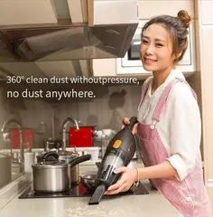 Máy Hút Bụi Cầm Tay Deerma DEM-DX115C (Đen) 600W - Đa Năng, Bộ Lọc HEPA, Dọn Dẹp Tiện Lợi Cho Gia Đình