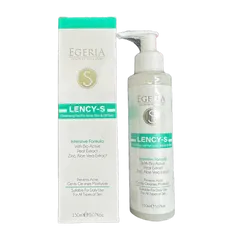 Gel Rửa Mặt EGERIA LENCY-S 150ml - Làm Sạch Sâu, Dưỡng Ẩm, Ngăn Ngừa Mụn, Phù Hợp Da Dầu, Nhạy Cảm