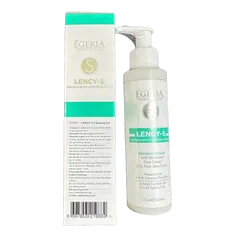 Gel Rửa Mặt EGERIA LENCY-S 150ml - Làm Sạch Sâu, Dưỡng Ẩm, Ngăn Ngừa Mụn, Phù Hợp Da Dầu, Nhạy Cảm