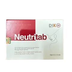 Viên Uống Neutritab Hỗ Trợ Làm Đẹp Da, Giảm  Khô Da, Nhăn Da, Sạm Da, Giúp Tóc Mọc Chắc Khỏe - Hộp 60 Viên