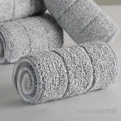 Giẻ Lau Nhà Thay Thế Đa Năng Bằng Vải Sợi Giặt Được - Khăn Lau Siêu Mịn, Tiện Dụng Cho Sàn Gỗ, Gạch, Vệ Sinh Dễ Dàng