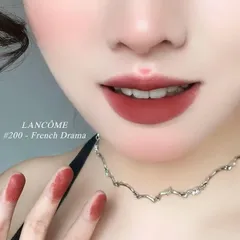 Son Lancôme 200 L’Absolu Rouge Drama Matte - Son Môi Đỏ Quyến Rũ Cao Cấp, Độ Bền Màu Cao, Chất Son Mềm Mại, Trang Điểm Đỉnh Cao