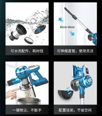 Máy Hút Bụi Không Dây POODA W1 Pro - Thiết Kế Nhôm, Lõi Lọc Rửa Được, 2 Chế Độ Hút Mạnh Mẽ 20kPa - Thời Gian Hoạt Động 30 Phút