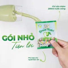 Sữa Hạt Ngũ Cốc 25 Green Nutri 625g - Thức Uống Thuần Chay Từ Hạt, Tốt Cho Tiêu Hóa, Lành Mạnh Cho Mọi Đối Tượng