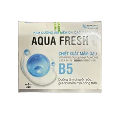 Kem Dưỡng Ẩm Mềm Da Aqua Fresh - Chiết Xuất Mầm Gạo & Vitamin B5 Giúp Da Mịn Màng, Khô Ráp, Nứt Nẻ - Hộp 30g