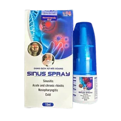 Dung Dịch Xịt Mũi Xoang Sinus Spray Giúp Giảm Nhanh Các Viem Xoang, Hắt Hơi, Cảm Cúm - 15ml