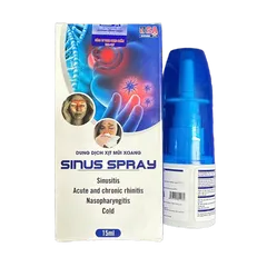 Dung Dịch Xịt Mũi Xoang Sinus Spray Giúp Giảm Nhanh Các Viem Xoang, Hắt Hơi, Cảm Cúm - 15ml