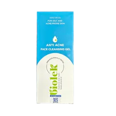 Sữa Rửa Mặt Biolek Anti Acne 150ml - Giảm Nhờn, Mụn Đầu Đen và Sưng Đỏ Cho Da Mụn, An Toàn Đã Kiểm Nghiệm
