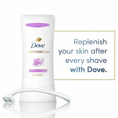 Lăn khử mùi nữ Dove Advance Waterlily & Sakura Blossom Hương Hoa Anh Đào Và Waterlily dạng sáp dưỡng ẩm không ố vàng
