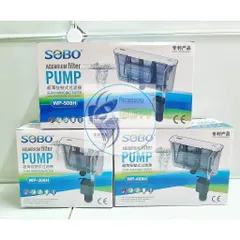 Máy Lọc Thác Sobo WP-308H/408H/508H - Lọc Treo Hồ Cá Cảnh Mini, Hệ Thống Lọc Cao Cấp, Tiết Kiệm Điện 220V-240V