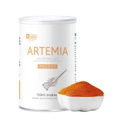 Artemia Sấy Khô 80g - Thức Ăn Dinh Dưỡng Cho Cá Cảnh Guppy, Betta - Hộp Tiện Lợi Kèm Ống Cho Ăn Nhỏ Giọt