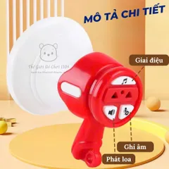 Đồ Chơi Loa Phát Thanh Mini - Hot Trend - Chức Năng Ghi Âm - Phát Nhạc