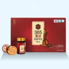 Cao Hồng Sâm Đông Trùng Hạ Thảo 365 Hàn Quốc 240g - Tăng Cường Sức Khỏe, Cải Thiện Hệ Miễn Dịch, 4 Lọ Thảo Dược Tự Nhiên